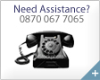 Live Support - Call - 0870 067 7065